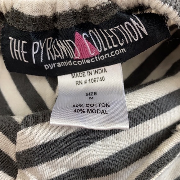 THE PYRAMID COLLECTION Corset Striped Dress Medium - Picture 6 of 7